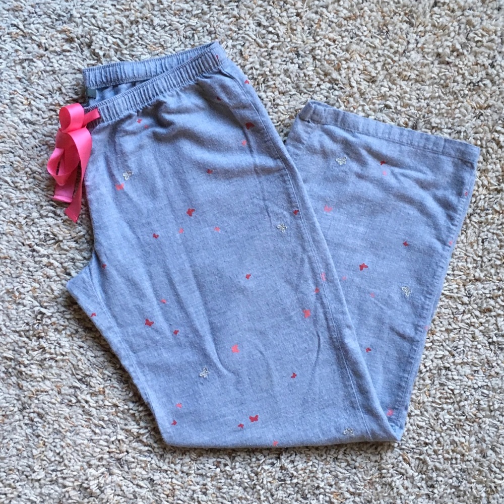 Gap Body Women’s Flannel Butterfly Pajama Bottoms